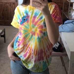 Santa Cruz Skateboards Tie Dye graphic tee